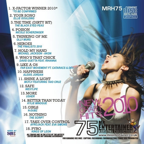 MRH075 - Chart Hits Volume 75  December 2010