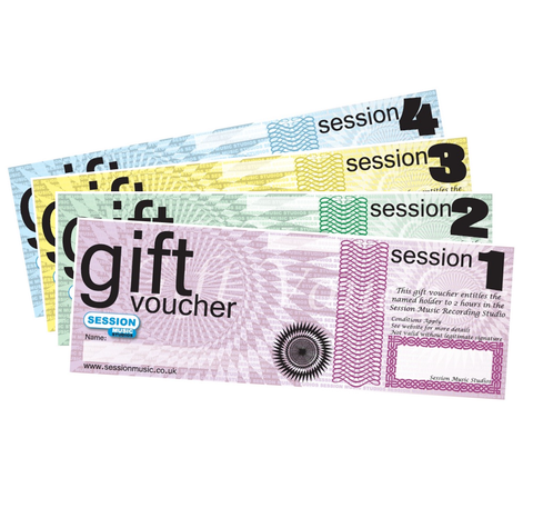 Recording Studio Gift Voucher